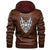 Viking Clothing Viking Abstract Horned Dragon Zipper Leather Jacket RLT12 - Wonder Print Shop