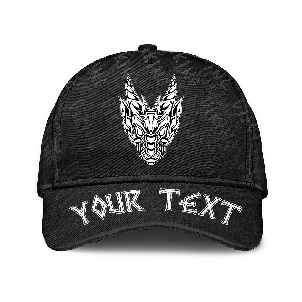 viking-classic-cap-custom-abstract-horned-dragon-classic-cap