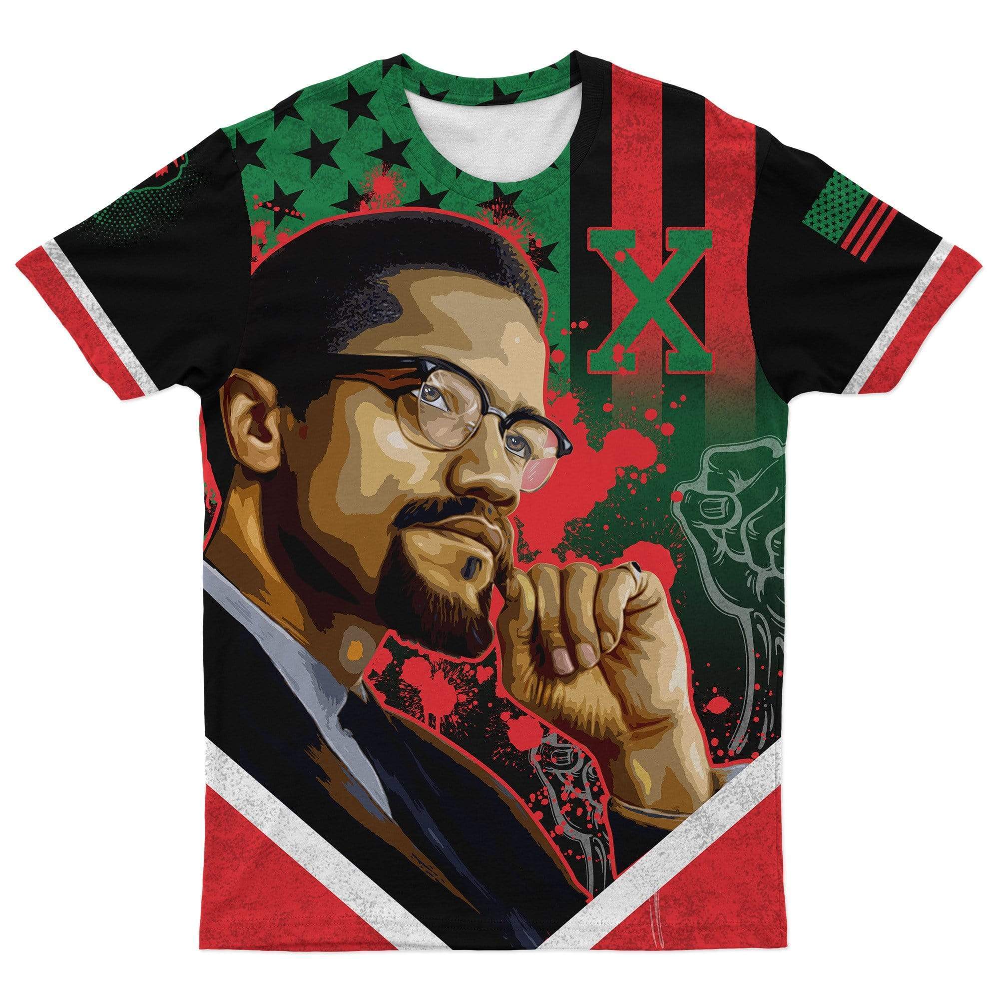 wonder-print-shop-t-shirt-african-american-flag-malcolm-x-tee