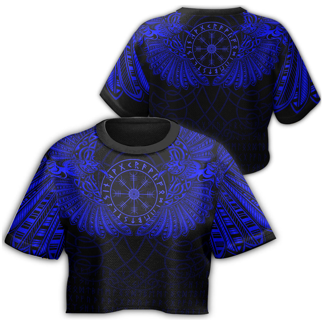 viking-clothing-viking-odins-celtic-two-ravens-blue-version-croptop-t-shirt