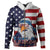 American Flag Eagle Style Zip Hoodie RLT12 - Wonder Print Shop