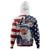 American Flag Eagle Style Zip Hoodie RLT12 - Wonder Print Shop