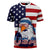 American Flag Eagle Style Polo Shirt RLT12 - Wonder Print Shop