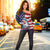 American Flag Eagle Style Women Off Shoulder Sweater RLT12 - Wonder Print Shop