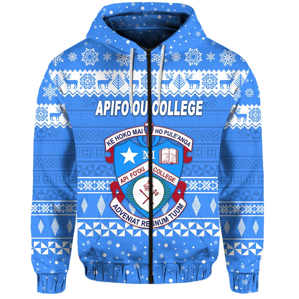 apifoou-college-christmas-zip-hoodie-simple-style