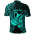 Aquarius Zodiac Polynesian Polo Shirt Unique Style Turquoise LT8 - Wonder Print Shop