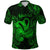 Aquarius Zodiac Polynesian Polo Shirt Unique Style Green LT8 - Wonder Print Shop