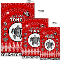 Tonga area rug size options: small 3x5 ft, medium 4x6 ft, large 5x8 ft