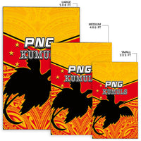 PNG KUMULS rug size chart: small 3x5 ft, medium 4x6 ft, large 5x8 ft