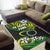 TE INUINU FAMZ Cook Islands Rugby Area Rug Unique Vibes Green LT8 - Wonder Print Shop