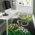 TE INUINU FAMZ Cook Islands Rugby Area Rug Unique Vibes Green LT8 - Wonder Print Shop