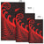 New Zealand Rugby Maori Area Rug Silver Fern Koru Vibes Red LT8 - Wonder Print Shop