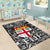 Fiji Area Rug Tapa Patterns White And Black Style LT6 - Wonder Print Shop