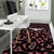 New Zealand Area Rug Maori Graphic Tee patterns Red LT6 - Wonder Print Shop