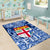 Fiji Area Rug Tapa Patterns White And Blue Style LT6 - Wonder Print Shop