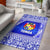 Tonga Coat Of Arms Area Rugs Simplified Version Blue LT8 - Wonder Print Shop