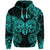 Custom Aries Zodiac Polynesian Zip Hoodie Unique Style Turquoise LT8 - Wonder Print Shop