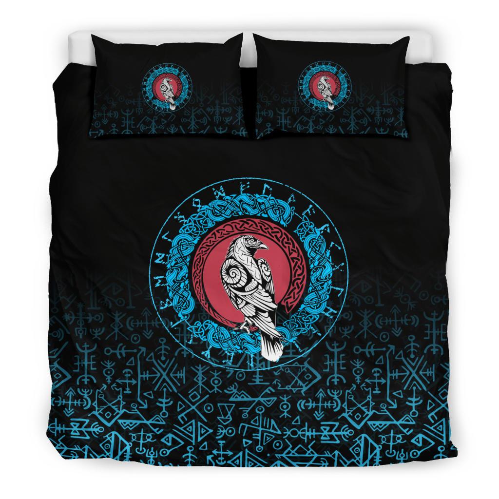 viking-bedding-set-raven-celtic-cyan