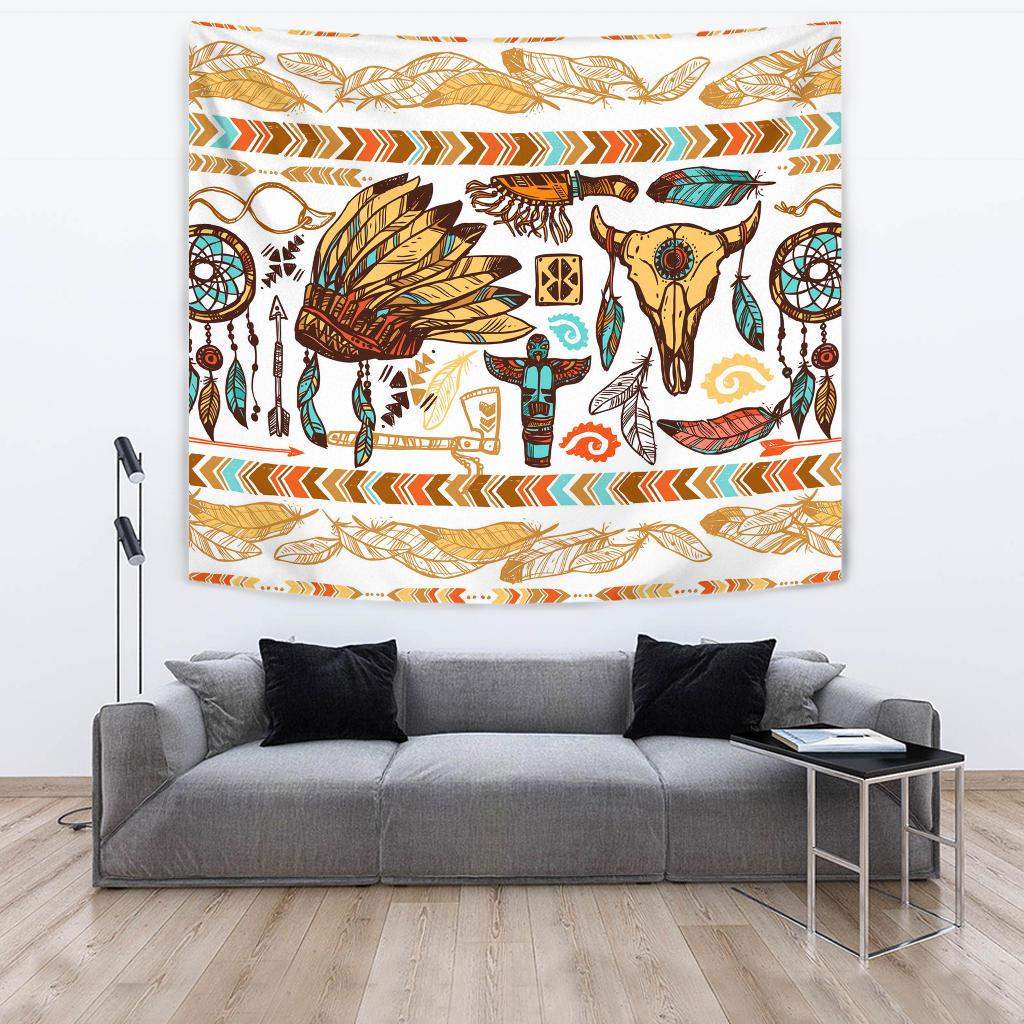 native-american-indians-symbol-tapestry