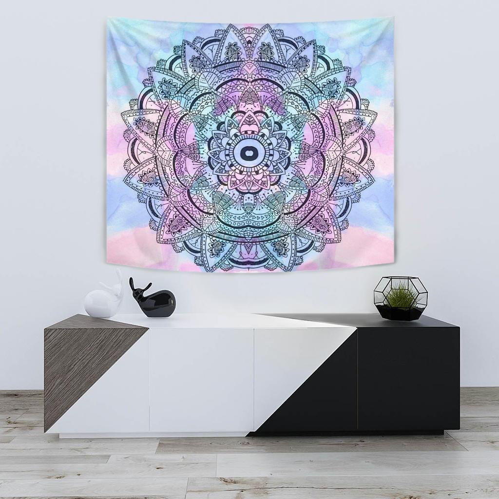 Mandala Flower Native American Style Tapestry LT10 - Wonder Print Shop