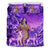 Native American Girl and Wolf Purple Bedding Set LT10 - Wonder Print Shop