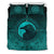 Viking Bedding Set, Ethnic Odin Raven Cyan RLT12 - Wonder Print Shop