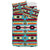 Blue and Red Pattern Native American Bedding Set LT10 - Wonder Print Shop