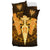 Viking Bedding Set Gold Spear Of The God Odin Gungnir and Two Gold Ravens RLT12 - Wonder Print Shop