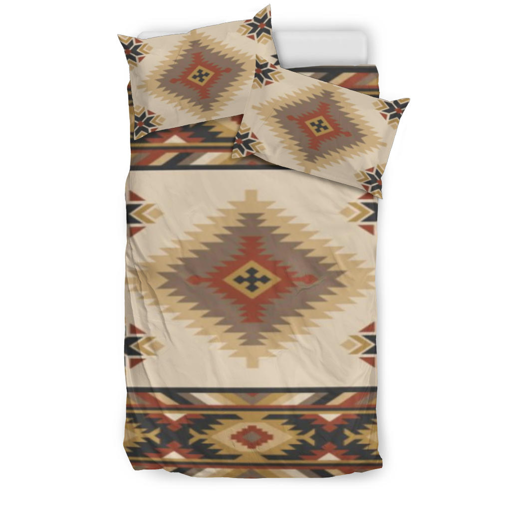 Native American Pattern Brown Bedding Set LT10 - Wonder Print Shop