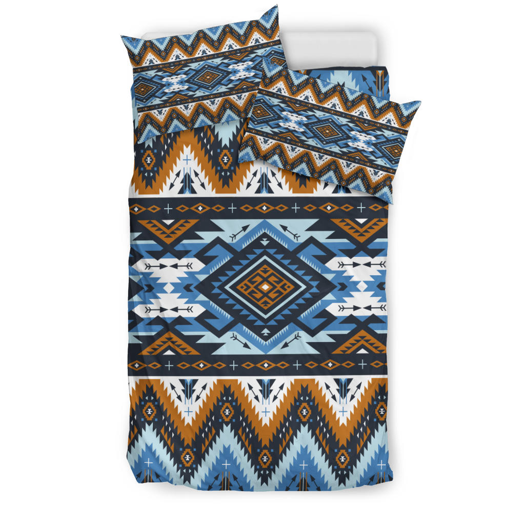 Native American Retro Colors Tribal Seamless Bedding Set LT10 - Wonder Print Shop