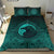 Viking Bedding Set, Ethnic Odin Raven Cyan RLT12 - Wonder Print Shop