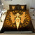 Viking Bedding Set Gold Spear Of The God Odin Gungnir and Two Gold Ravens RLT12 - Wonder Print Shop