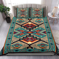 Bedding set LT10 with duvet and pillow shams, multicolor Native American pattern
