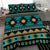 Native American Green Ethnic Aztec Pattern Bedding Set LT10 - Wonder Print Shop