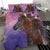 Horse Pink Native American Bedding Set LT10 - Wonder Print Shop