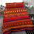 Native American Pattern Color Orange Bedding Set LT10 - Wonder Print Shop