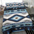 Blue Colors Tribal Pattern Native American Bedding Set LT10 - Wonder Print Shop