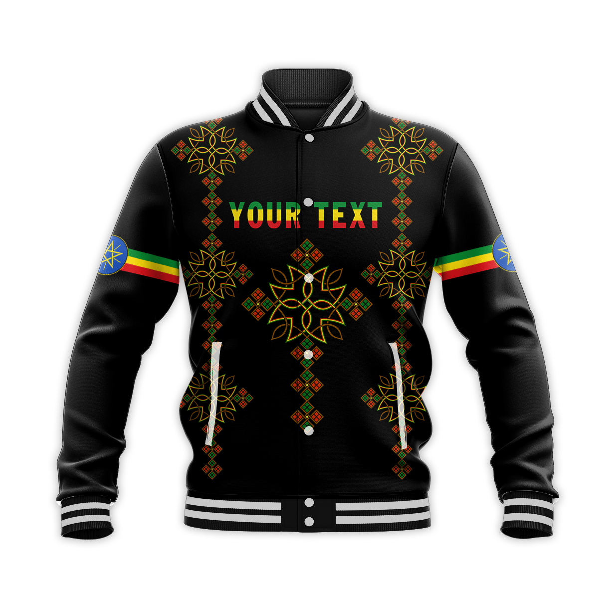 custom-personalised-ethiopia-baseball-jacket-version-map