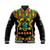 (Custom Personalised) Ghana Proud Baseball Jacket Ankara Kente LT13 - Wonder Print Shop