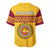 Sri Lanka Baseball Jersey Traditional Pattern and Lion Flag LT13 - Wonder Print Shop