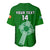 (Custom Text And Number) Ireland Rugby Go Shamrocks Baseball Jersey - Wonder Print Shop