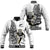 New Zealand 2022 Rugby Baseball Jacket All Black Silver Fern Maori Pattern Version White - Wonder Print Shop