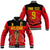 (Custom Text And Number) Belgium Football 2022 Baseball Jacket De Rode Duivels Sporty Style - Wonder Print Shop