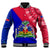 Haiti Baseball Jacket Haiti Flag Dashiki Simple Style - Wonder Print Shop