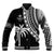 Custom Text and Number Fiji Rugby Sevens Baseball Jacket Fijian 7s Tapa Polynesian LT13 - Wonder Print Shop