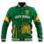 (Custom Text and Number) South Africa Cricket Baseball Jacket Proteas Champion LT13 - Wonder Print Shop