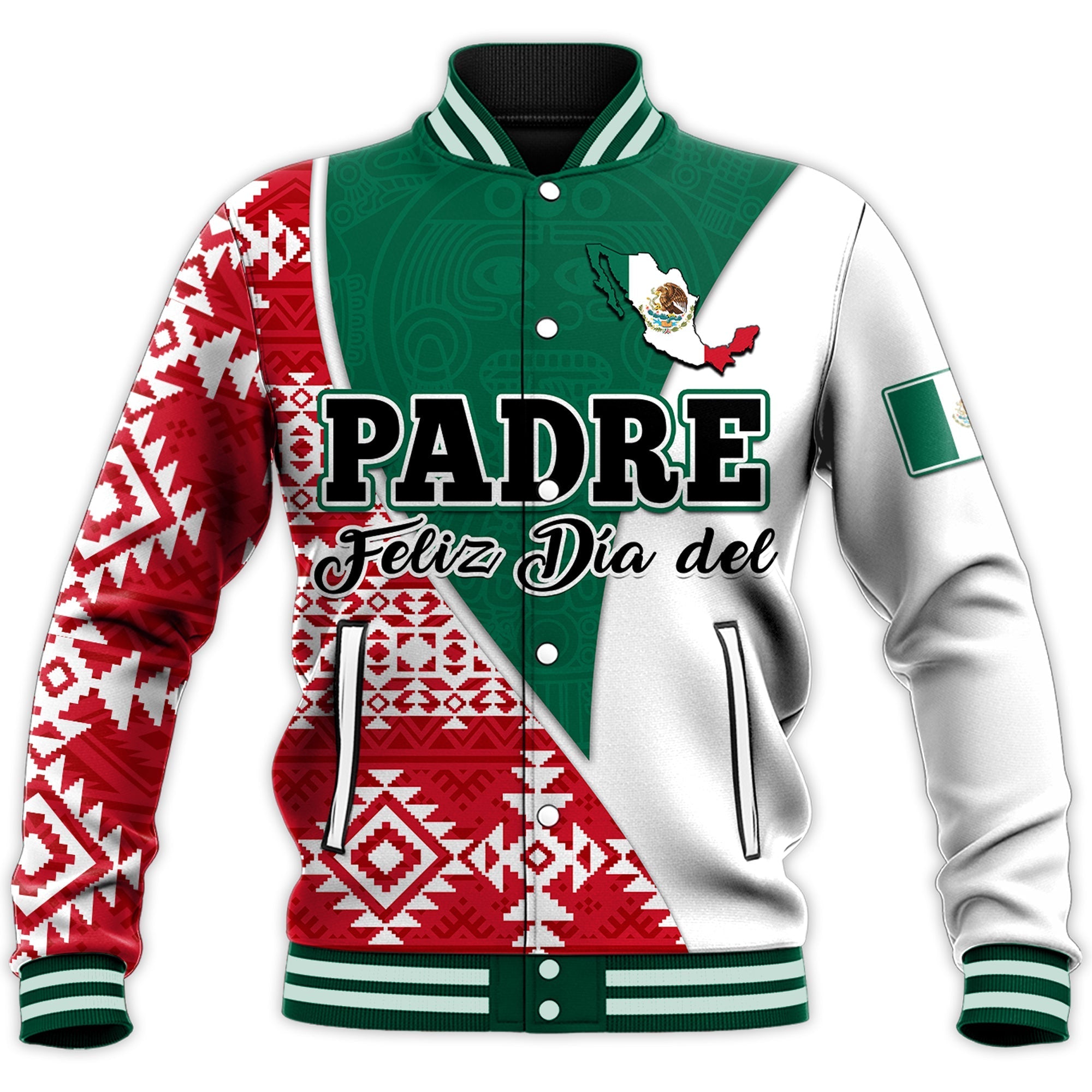 happy-mexico-fathers-day-baseball-jacket-mexican-aztec-pattern