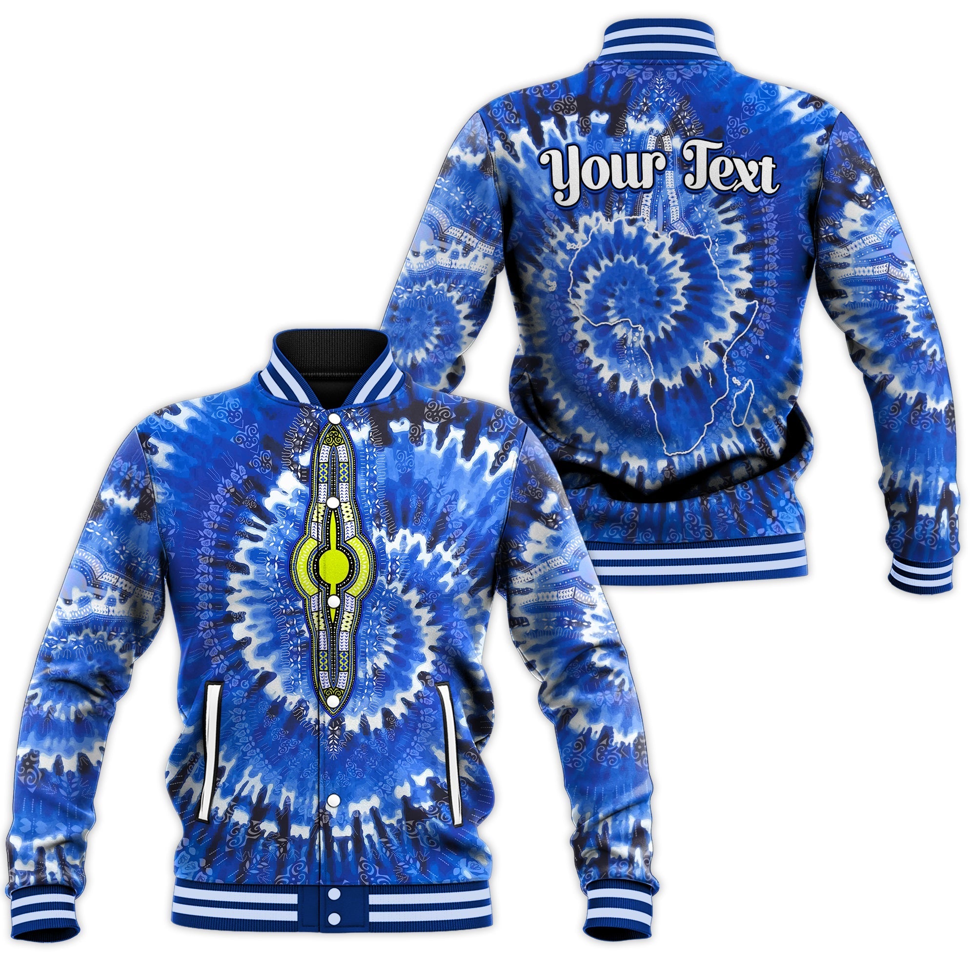 custom-personalised-africa-tie-dye-baseball-jacket-blue-fashion