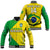 (Custom Text And Number) Brazil Football Baseball Jacket Brasil Map Come On Canarinho Sporty Style - Wonder Print Shop