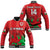 (Custom Text And Number) Wales Football Baseball Jacket World Cup 2022 Come On Cymru Yma O Hyd - Wonder Print Shop